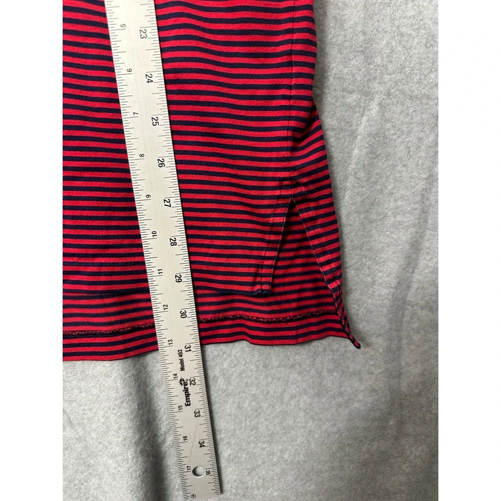 Polo Golf Ralph Lauren Mens Red Navy Stripe‎ Polo Shirt XL 100 Cotton